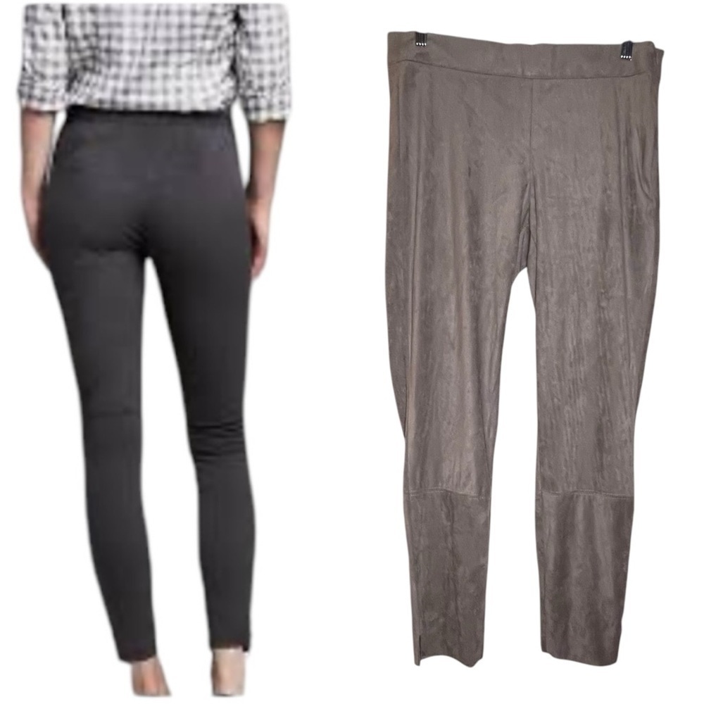 NWT Banana Republic Faux Suede Pants Size Zip Tan Size 10